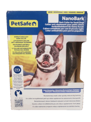 PETSAFE NANOBARK ANTI-BARK RECHARGABLE TRAINING COLLAR FOR XTRA SMALL DOG 6-13IN
