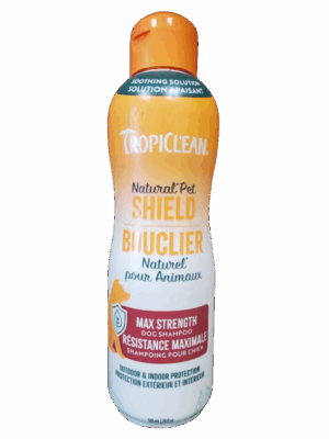 TROPICLEAN NATURAL PET SHEILD MAX STRENGTH SHAMPOO FOR DOGS 591ML
