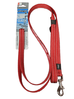 Lead - Lumberjack Lead  6' x 1" Red