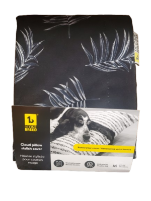 PILLOW COVER, BE ONE BREED - BLACK PALMS MEDIUM       * * SEASONAL**