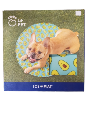 GF PET ICE MAT ROUND AQUA 60CM