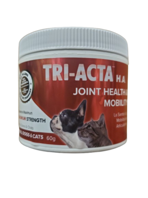 TRI ACTA HA 60G MAX STRENGHT SMALL CAT AND DOG JOINT HEALTH AND MOBILITY