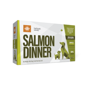 BIG COUNTRY RAW 4LB SALMON DINNER CARTON