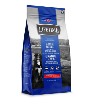LIFETIME 11.4KG DOG LARGE BREED FISH & OATMEAL