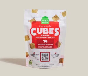 OPEN FARM DOG TREAT 3OZ FREEZE DRIED RAW BEEF LIVER