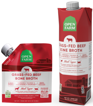 OPEN FARM 33.8OZ GRASS-FED BEEF BONE BROTH