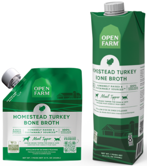 OPEN FARM 12OZ HOMESTEAD TURKEY BONE BROTH