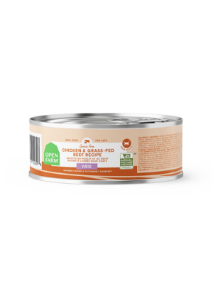 OPEN FARM 2.8OZ CAT CAN CHICKEN & GRASS-FED BEEF PATE