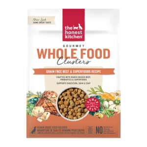 THE HONEST KITCHEN 1LB DOG GRAIN FREE BEEF WHOLE FOOD CLUSTERS