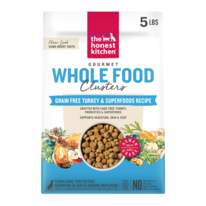 THE HONEST KITCHEN 5LB DOG GRAIN FREE TURKEY WHOLE FOOD CLUSTERS