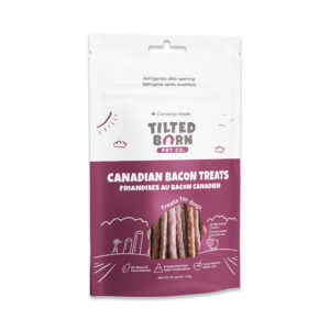 TILTED BARN PET CO. 100G DOG TREATS CANADIAN BACON