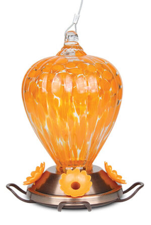 ART GLASS ORIOLE FEEDER