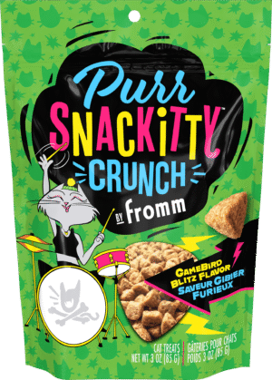 FROMM PURRSNACKITTY CRUNCH GAMEBIRD BLITZ FLAVOR CAT TREATS 3OZ