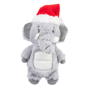 GROWL HOLIDAY DOG TOY JINGLE BELLIES ELEPHANT