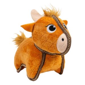 OUTWARD HOUND DOG TOY XTREME SEAMZ HIGHLAND COW MEDIUM